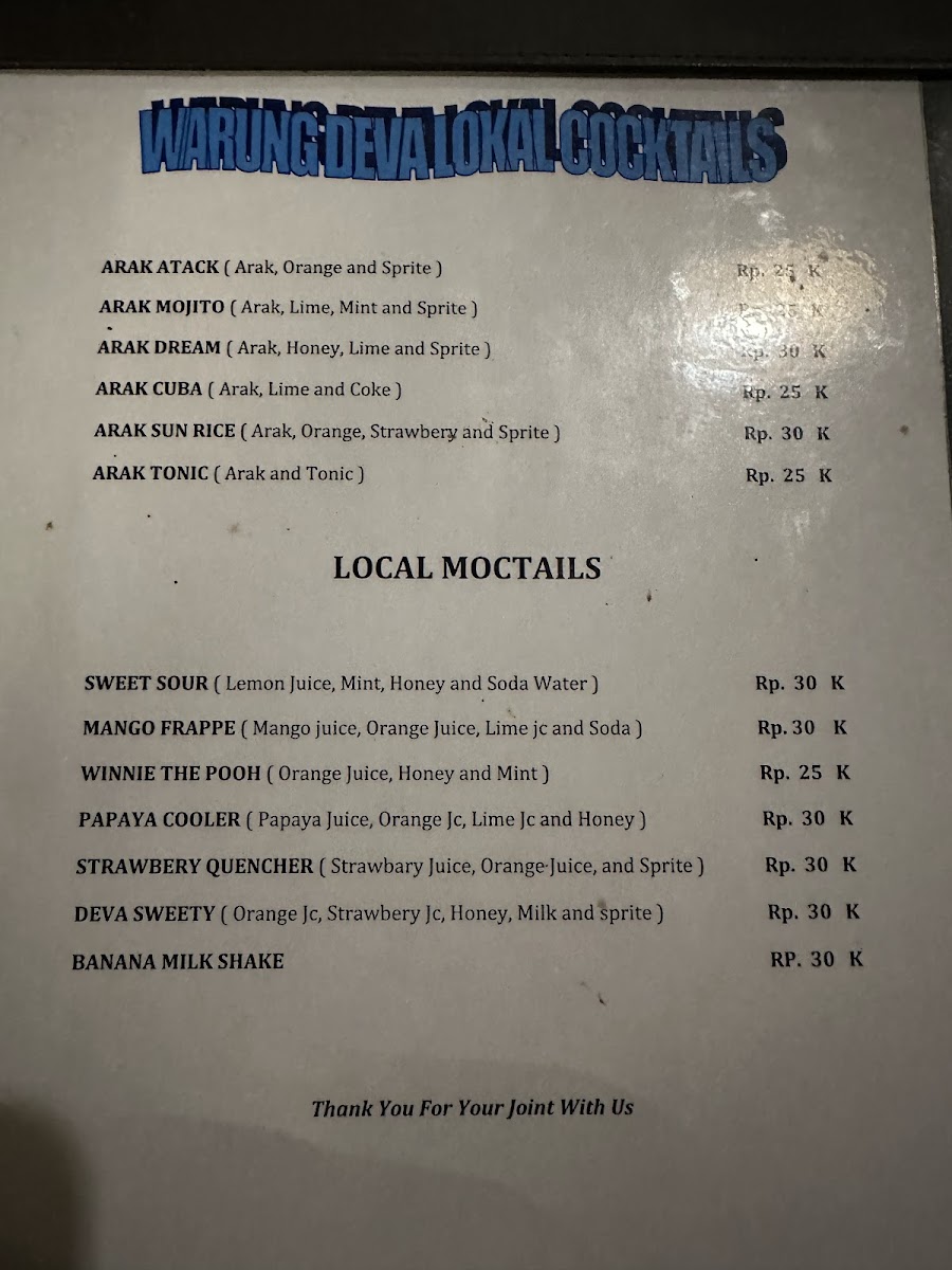 Menu Warung Deva & Deva Transport-7